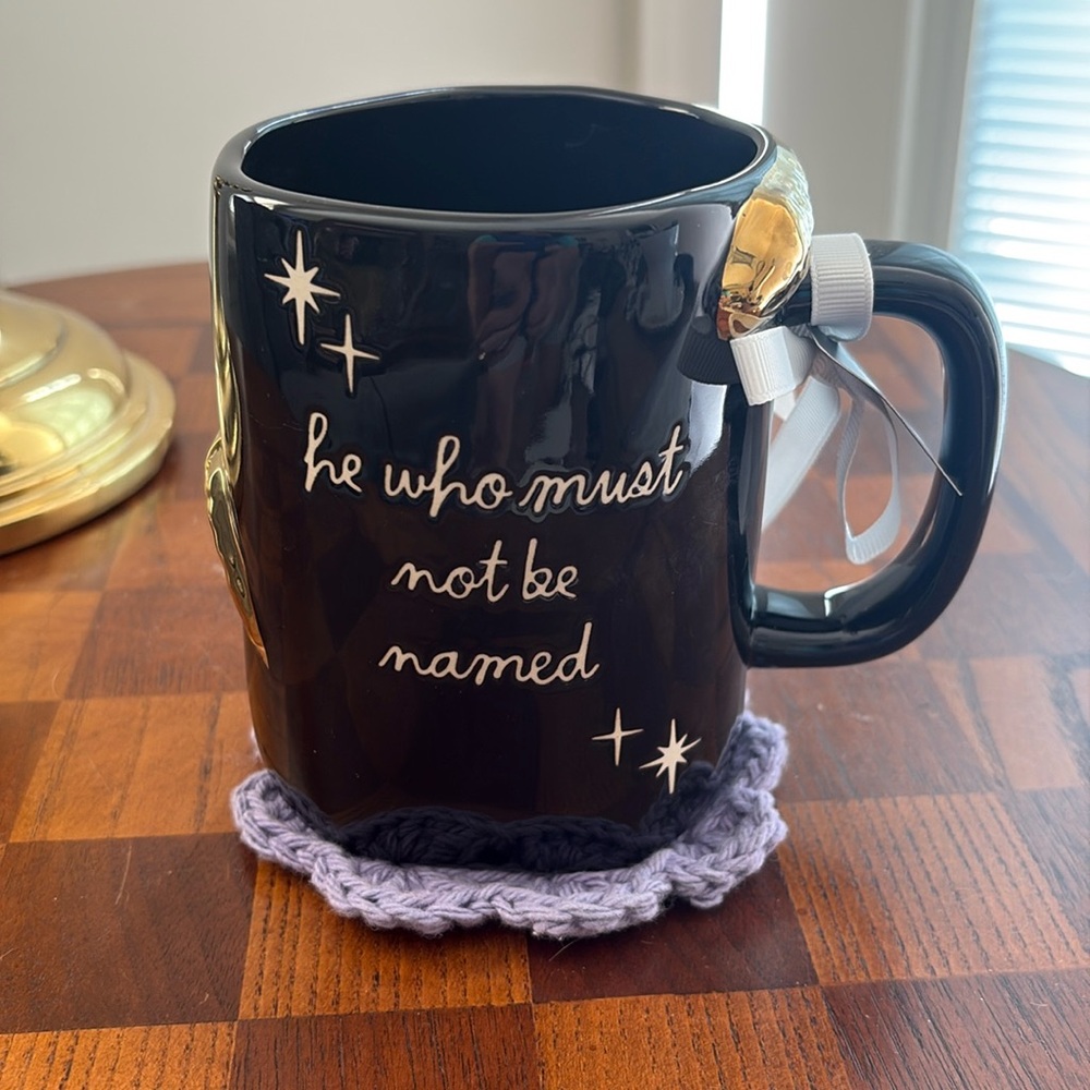Rae Dunn He who must not be named / snake coffee/tea mug. Harry Potter